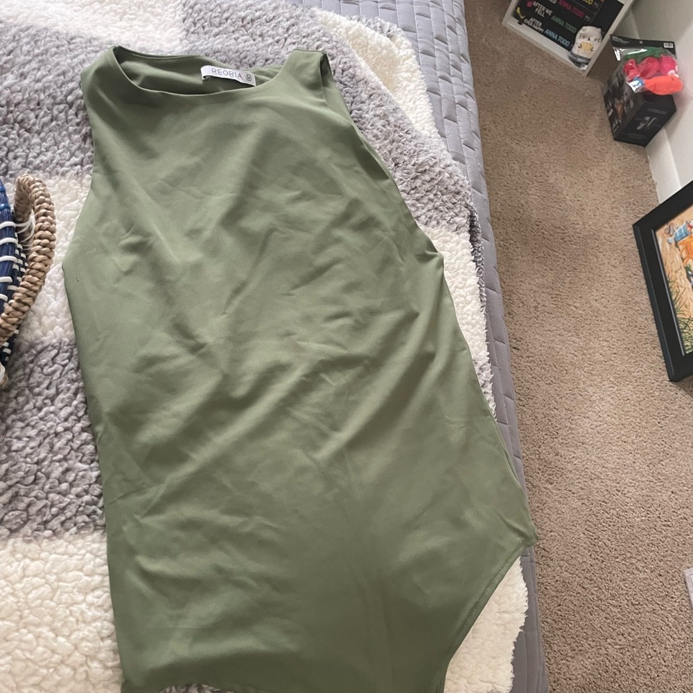Green bodysuit